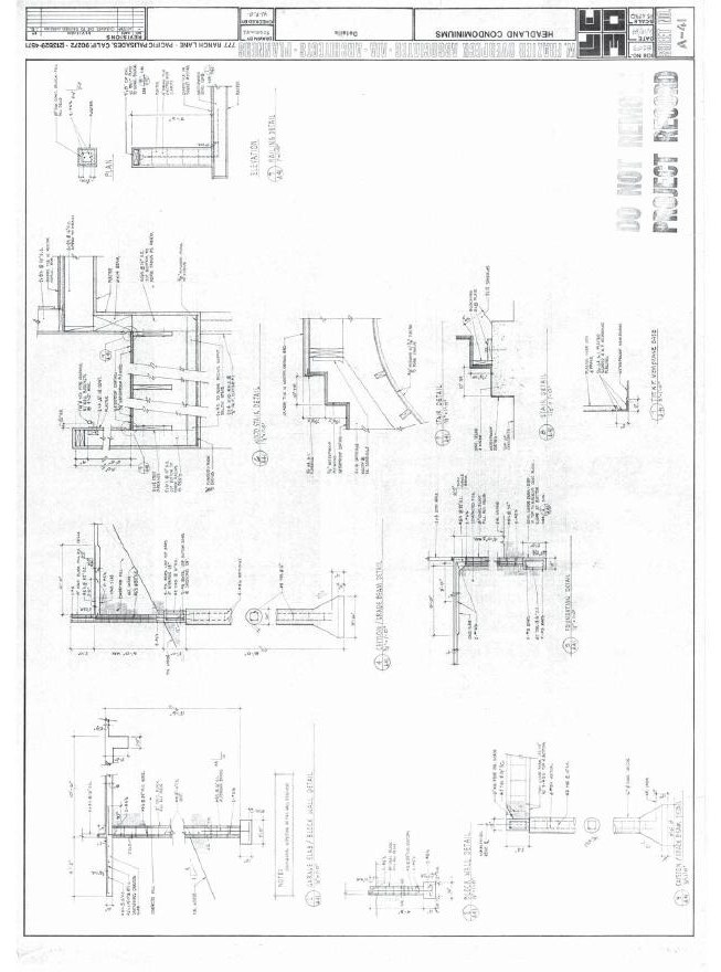 Foundation and framing details